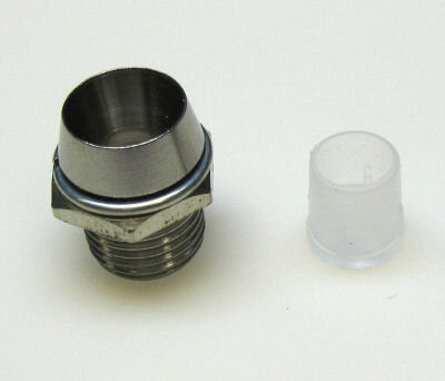LED - Halter 3mm - verchromt